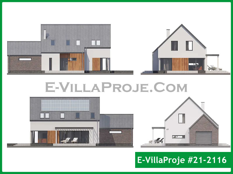 Ev Villa Proje #21 – 2116 Ev Villa Projesi Model Detayları