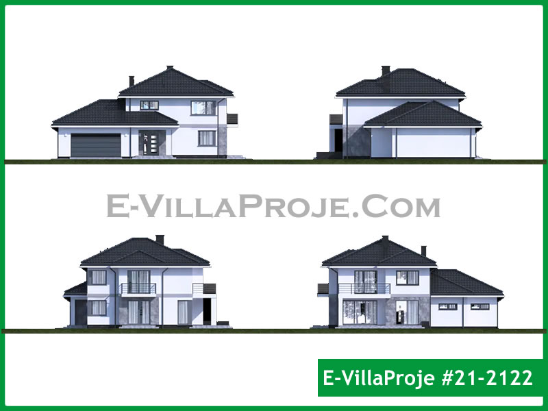 Ev Villa Proje #21 – 2122 Ev Villa Projesi Model Detayları