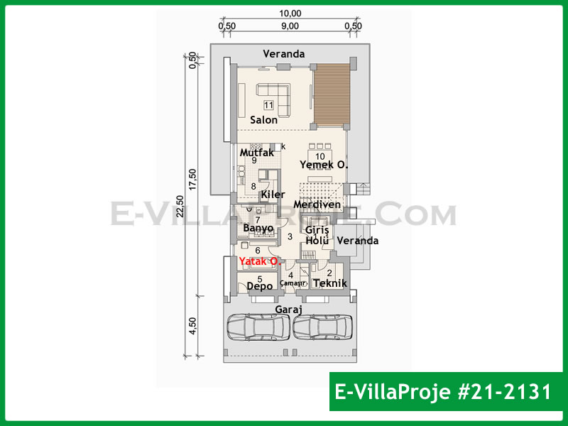 Ev Villa Proje #21 – 2131 Ev Villa Projesi Model Detayları