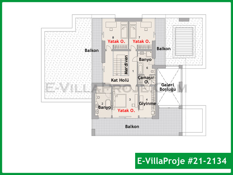 Ev Villa Proje #21 – 2134 Ev Villa Projesi Model Detayları