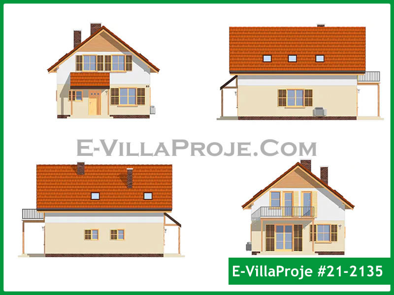 Ev Villa Proje #21 – 2135 Ev Villa Projesi Model Detayları