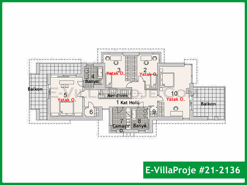 Ev Villa Proje #21 – 2136 Ev Villa Projesi Model Detayları