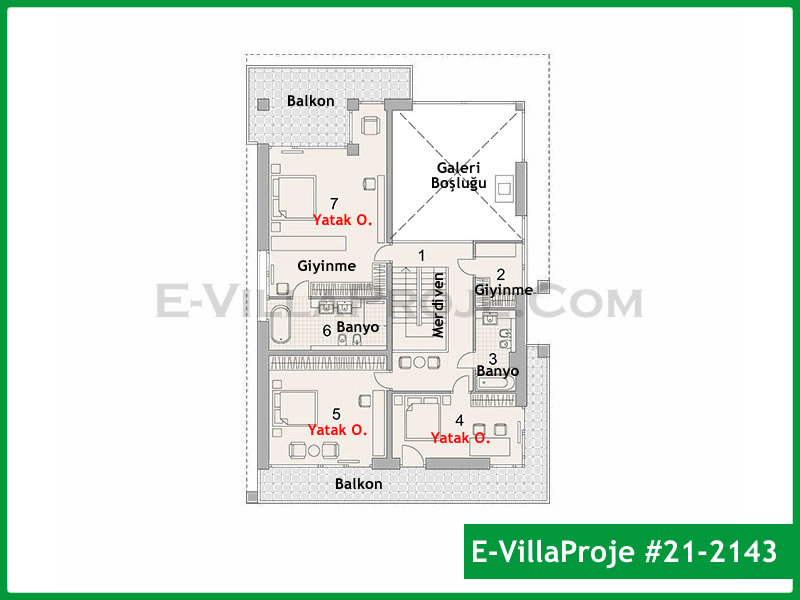Ev Villa Proje #21 – 2143 Ev Villa Projesi Model Detayları
