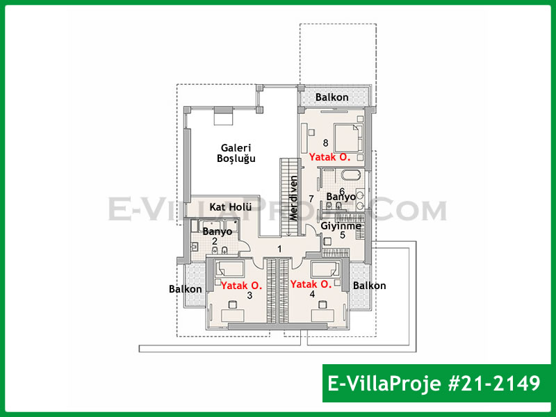 Ev Villa Proje #21 – 2149 Ev Villa Projesi Model Detayları