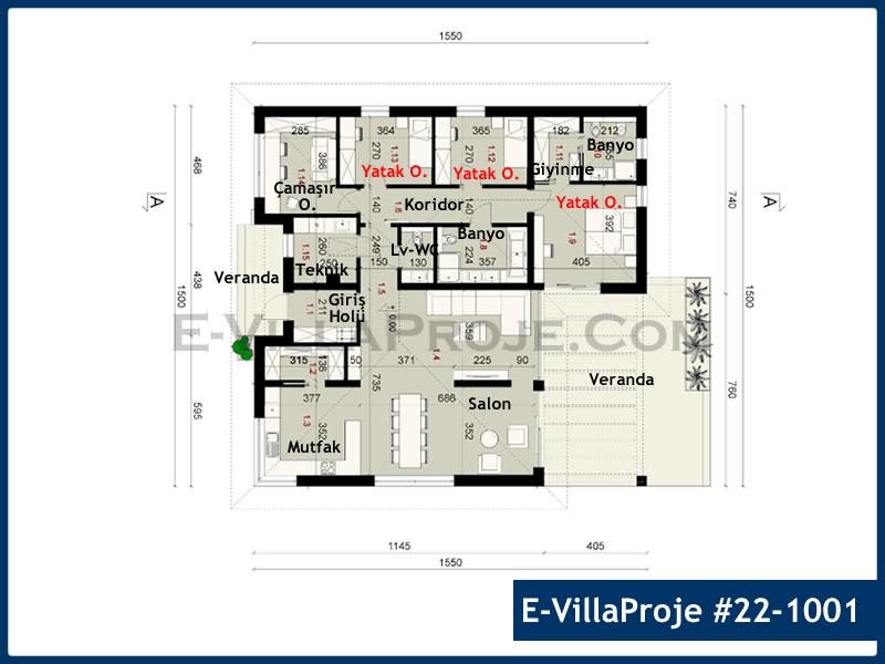 Ev Villa Proje #22 – 1001 Ev Villa Projesi Model Detayları