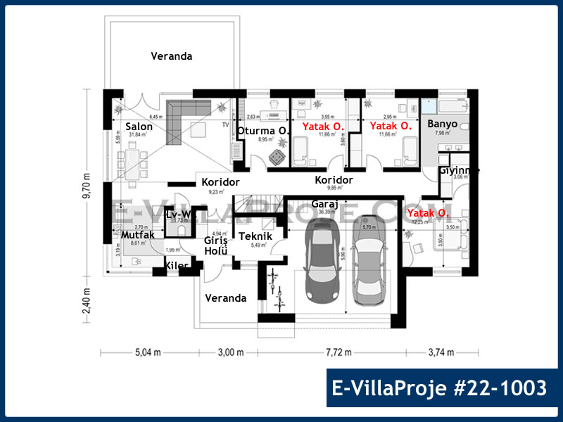 Ev Villa Proje #22 – 1003 Ev Villa Projesi Model Detayları