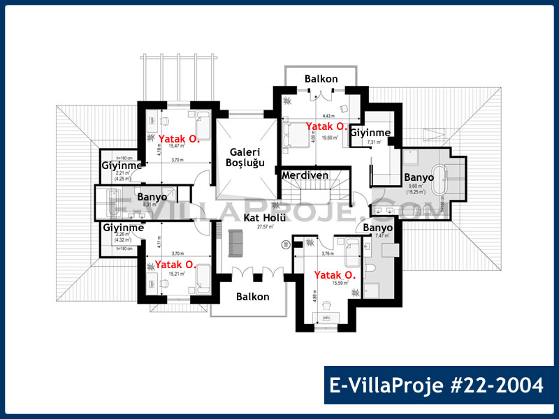 Ev Villa Proje #22 – 2004 Ev Villa Projesi Model Detayları