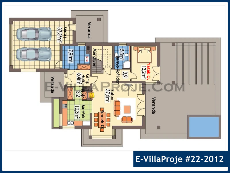 Ev Villa Proje #22 – 2012 Ev Villa Projesi Model Detayları