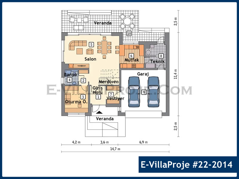 Ev Villa Proje #22 – 2014 Ev Villa Projesi Model Detayları