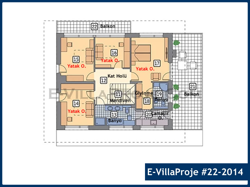 Ev Villa Proje #22 – 2014 Ev Villa Projesi Model Detayları