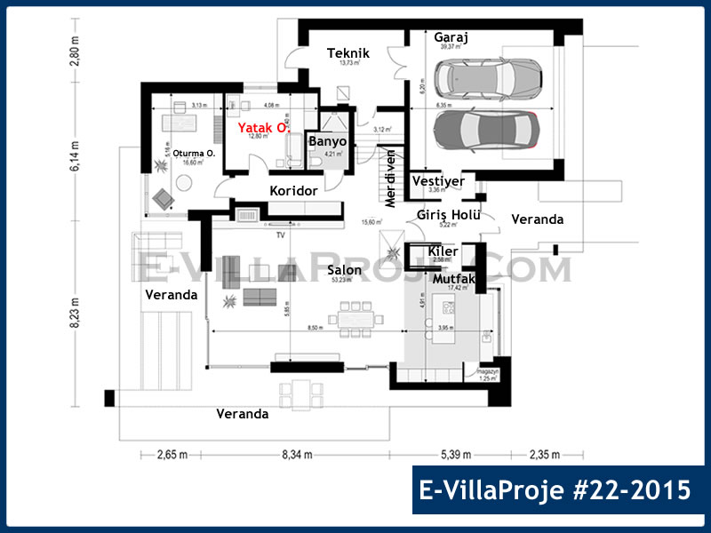 Ev Villa Proje #22 – 2015 Ev Villa Projesi Model Detayları