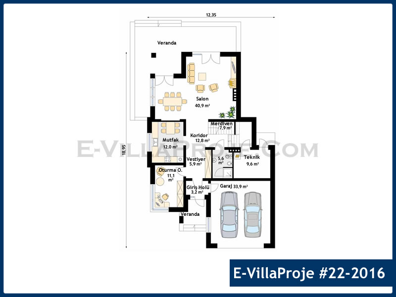 Ev Villa Proje #22 – 2016 Ev Villa Projesi Model Detayları