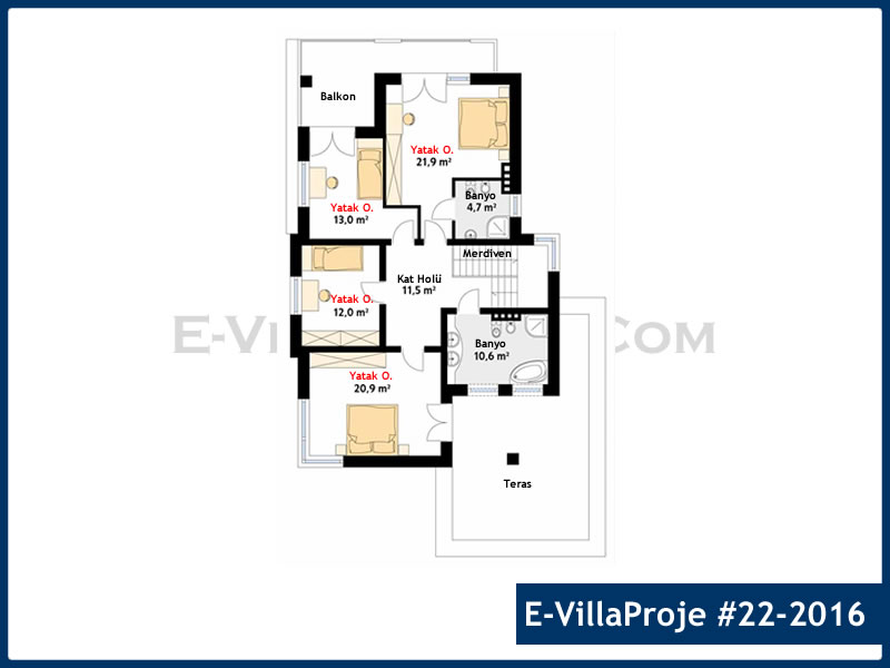 Ev Villa Proje #22 – 2016 Ev Villa Projesi Model Detayları