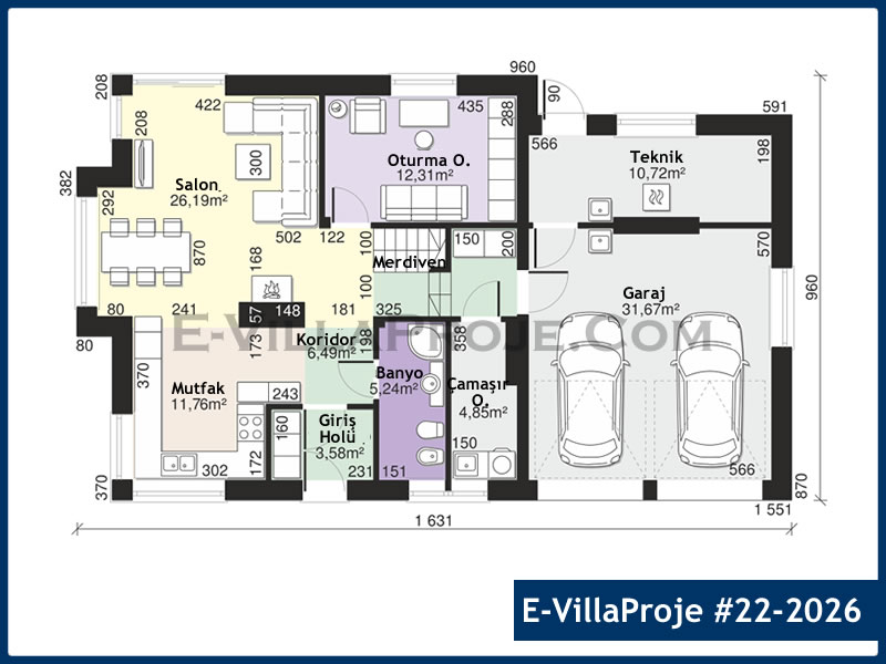 Ev Villa Proje #22 – 2026 Ev Villa Projesi Model Detayları
