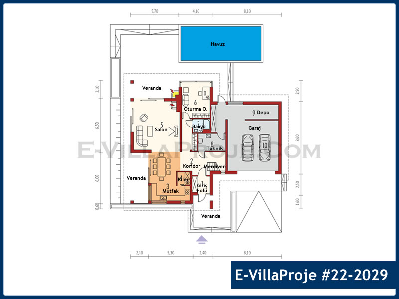 Ev Villa Proje #22 – 2029 Ev Villa Projesi Model Detayları