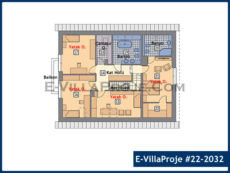 Ev Villa Proje #22 – 2032 Ev Villa Projesi Model Detayları