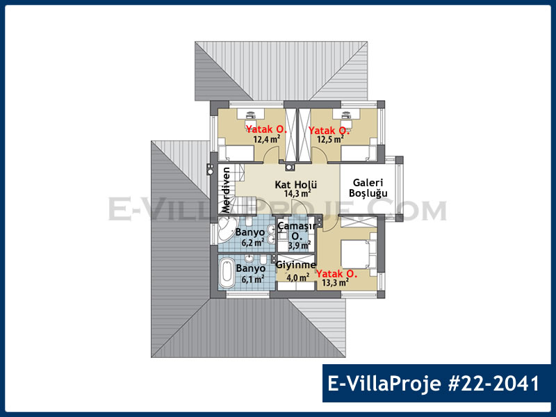 Ev Villa Proje #22 – 2041 Ev Villa Projesi Model Detayları