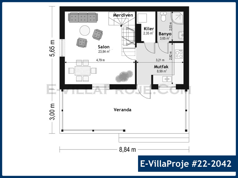 Ev Villa Proje #22 – 2042 Ev Villa Projesi Model Detayları