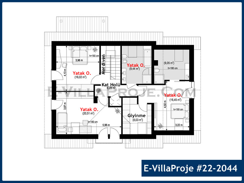 Ev Villa Proje #22 – 2044 Ev Villa Projesi Model Detayları