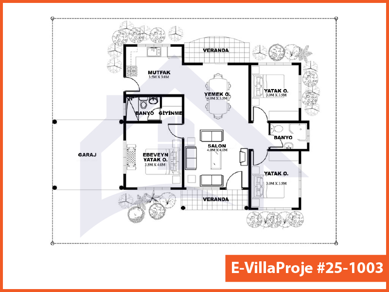 Ev Villa Proje #25 – 1003 Ev Villa Projesi Model Detayları