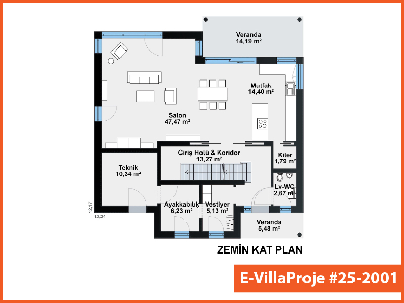 Ev Villa Proje #25 – 2001 Ev Villa Projesi Model Detayları