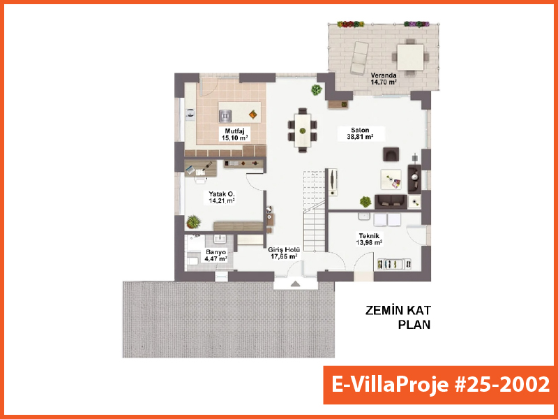 Ev Villa Proje #25 – 2002 Ev Villa Projesi Model Detayları
