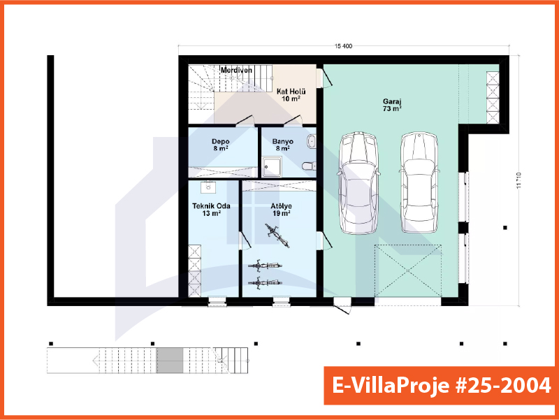 Ev Villa Proje #25 – 2004 Ev Villa Projesi Model Detayları