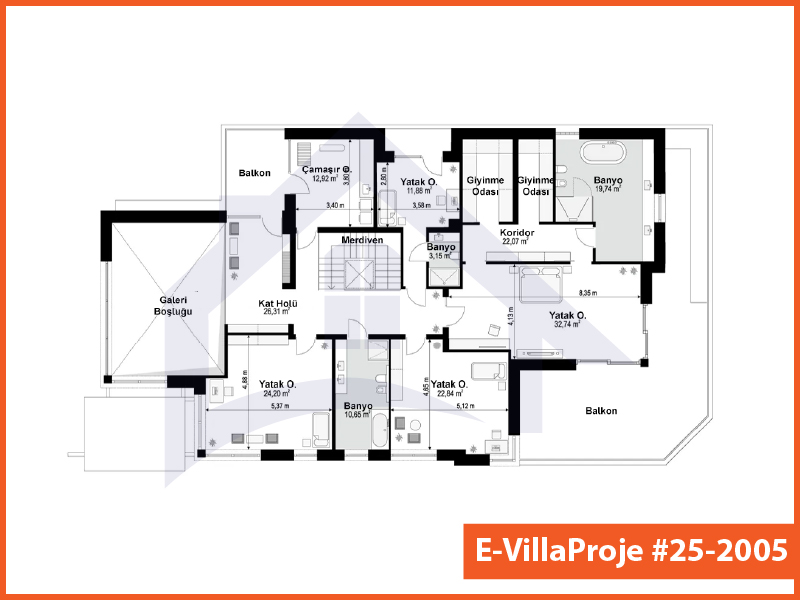 Ev Villa Proje #25 – 2005 Ev Villa Projesi Model Detayları