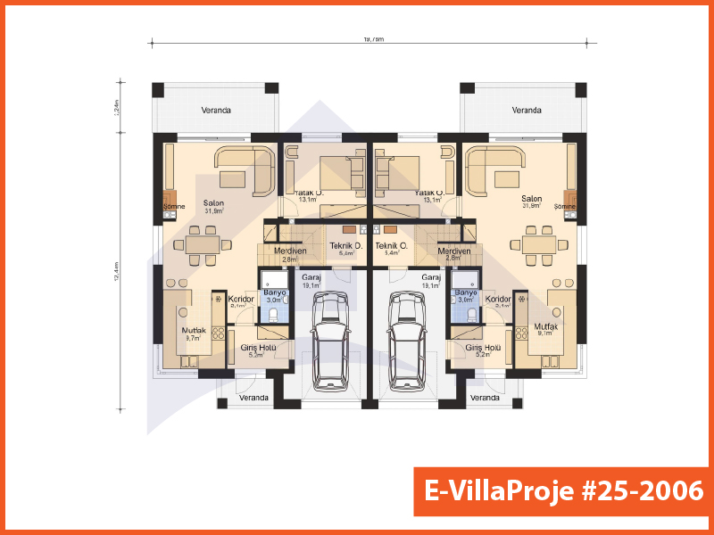 Ev Villa Proje #25 – 2006 Ev Villa Projesi Model Detayları