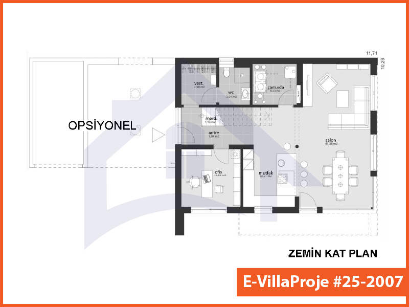 Ev Villa Proje #25 – 2007 Ev Villa Projesi Model Detayları