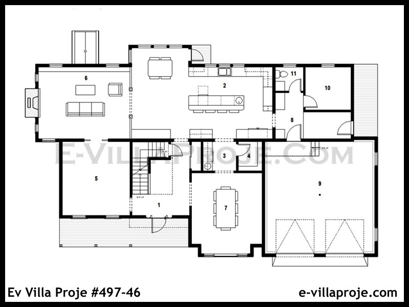 Ev Villa Proje #497 – 46 Ev Villa Projesi Model Detayları