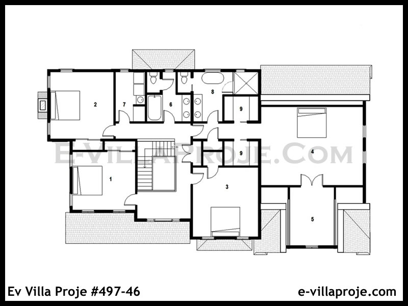 Ev Villa Proje #497 – 46 Ev Villa Projesi Model Detayları