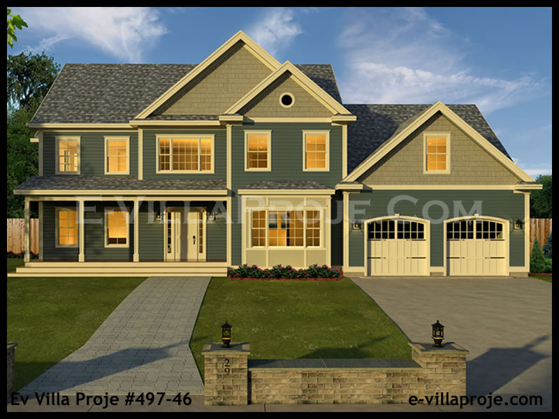 Ev Villa Proje #497 – 46 Ev Villa Projesi Model Detayları