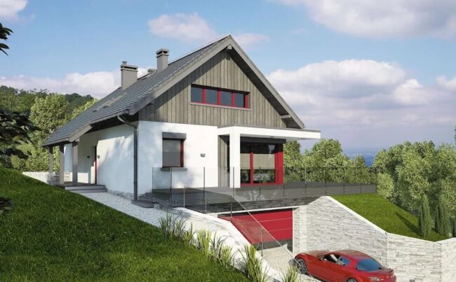 Eğimli Arazide Ev Villa Projeleri