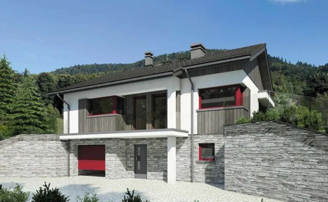 Eğimli Arazide Ev Villa Projeleri