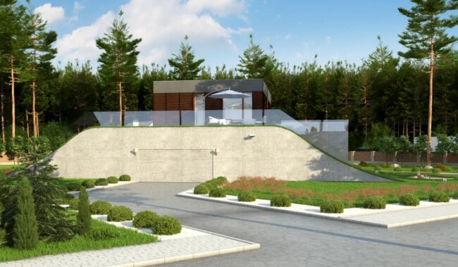 Eğimli Arazide Ev Villa Projeleri