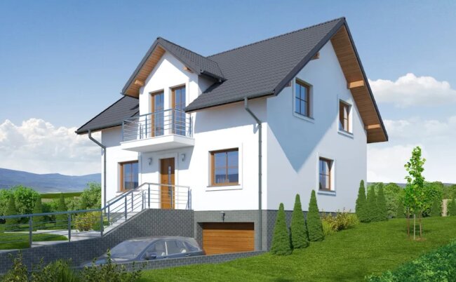 Eğimli Arazide Ev Villa Projeleri