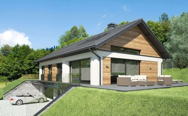 Eğimli Arazide Ev Villa Projeleri
