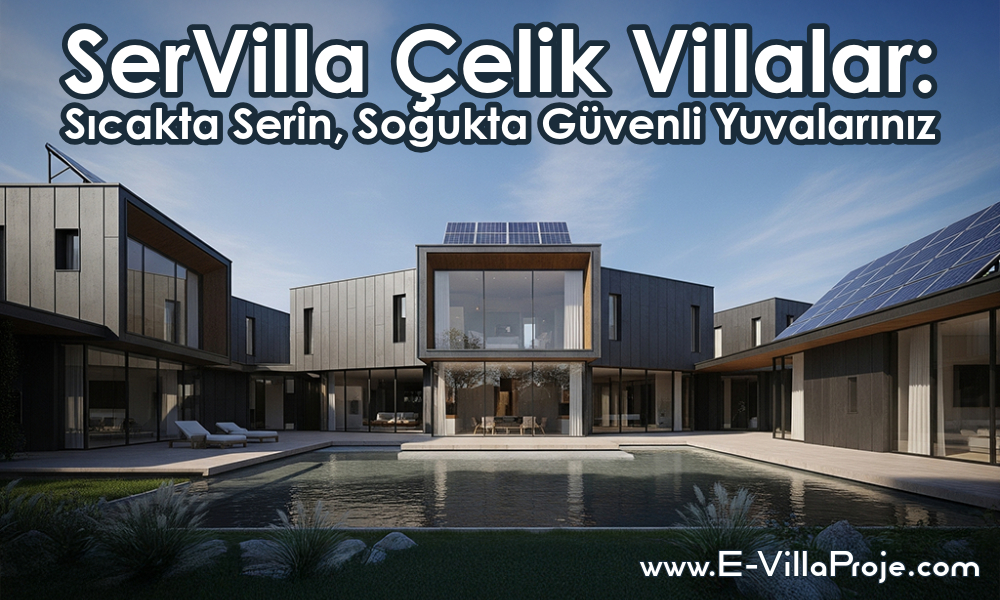 SerVilla Çelik Villalar: Sıcakta Serin, Soğukta Güvenli Yuvalarınız