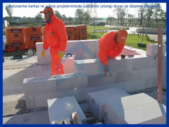 Gazbeton, Ytong ile Betonarme Villa Projeleri Ev Villa Projeleri
