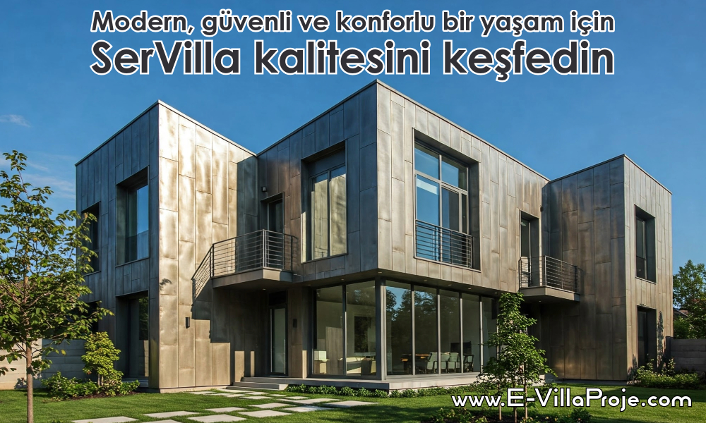 SerVilla ile Hayalinizdeki Çelik Villaya Birlikte Ulaşıyoruz