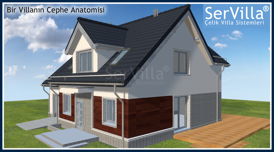 Müstakil Ev Villaların Dış Cephe Anatomisi… Ev Villa Projeleri