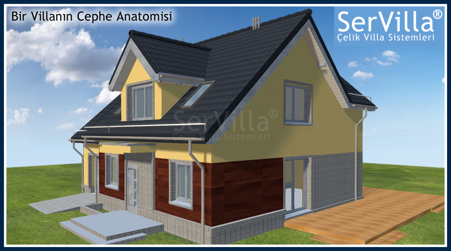 Müstakil Ev Villaların Dış Cephe Anatomisi… Ev Villa Projeleri
