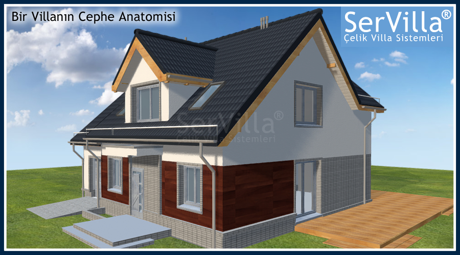 Müstakil Ev Villaların Dış Cephe Anatomisi… Ev Villa Projeleri