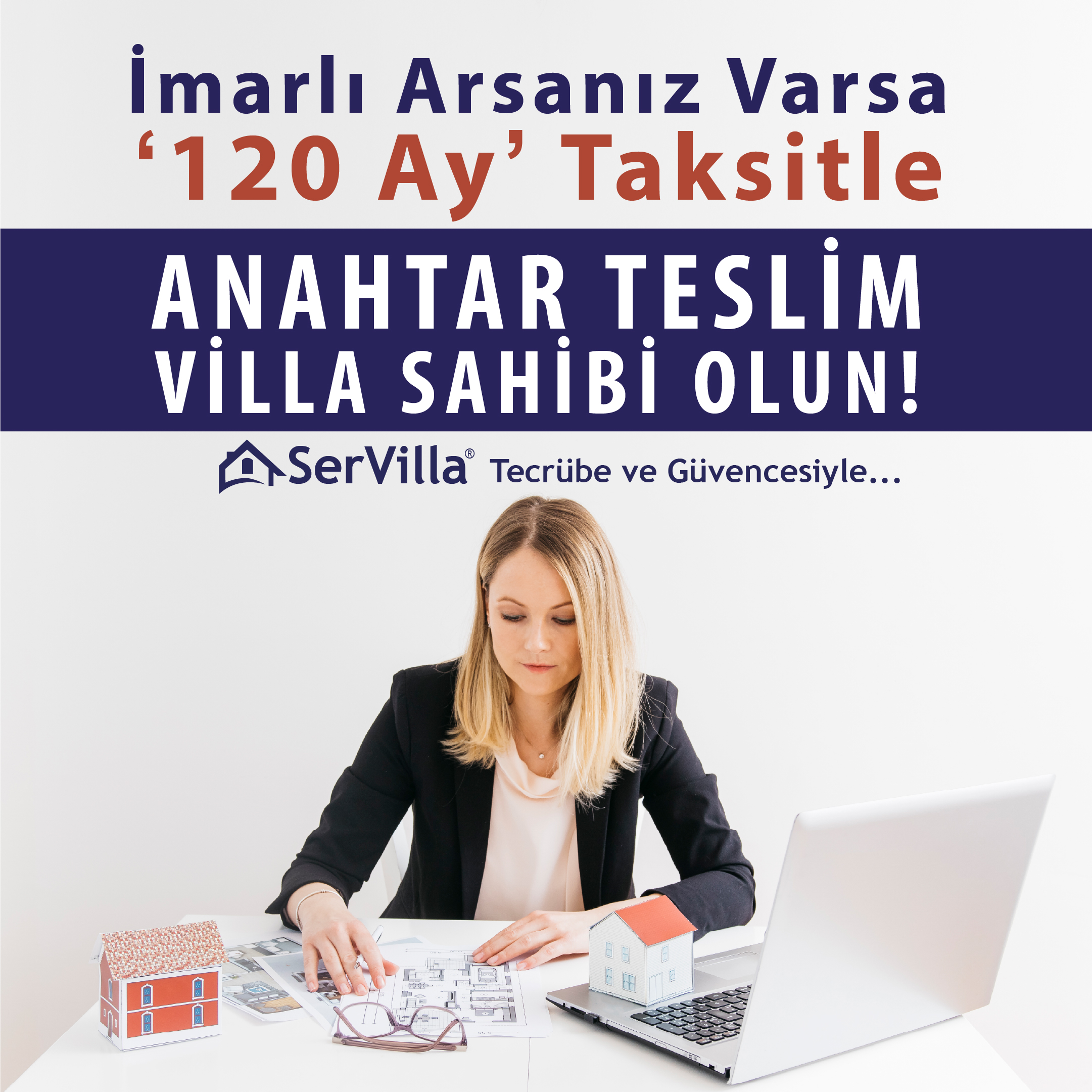 120 Ay Taksitle Anahtar Teslim Villa