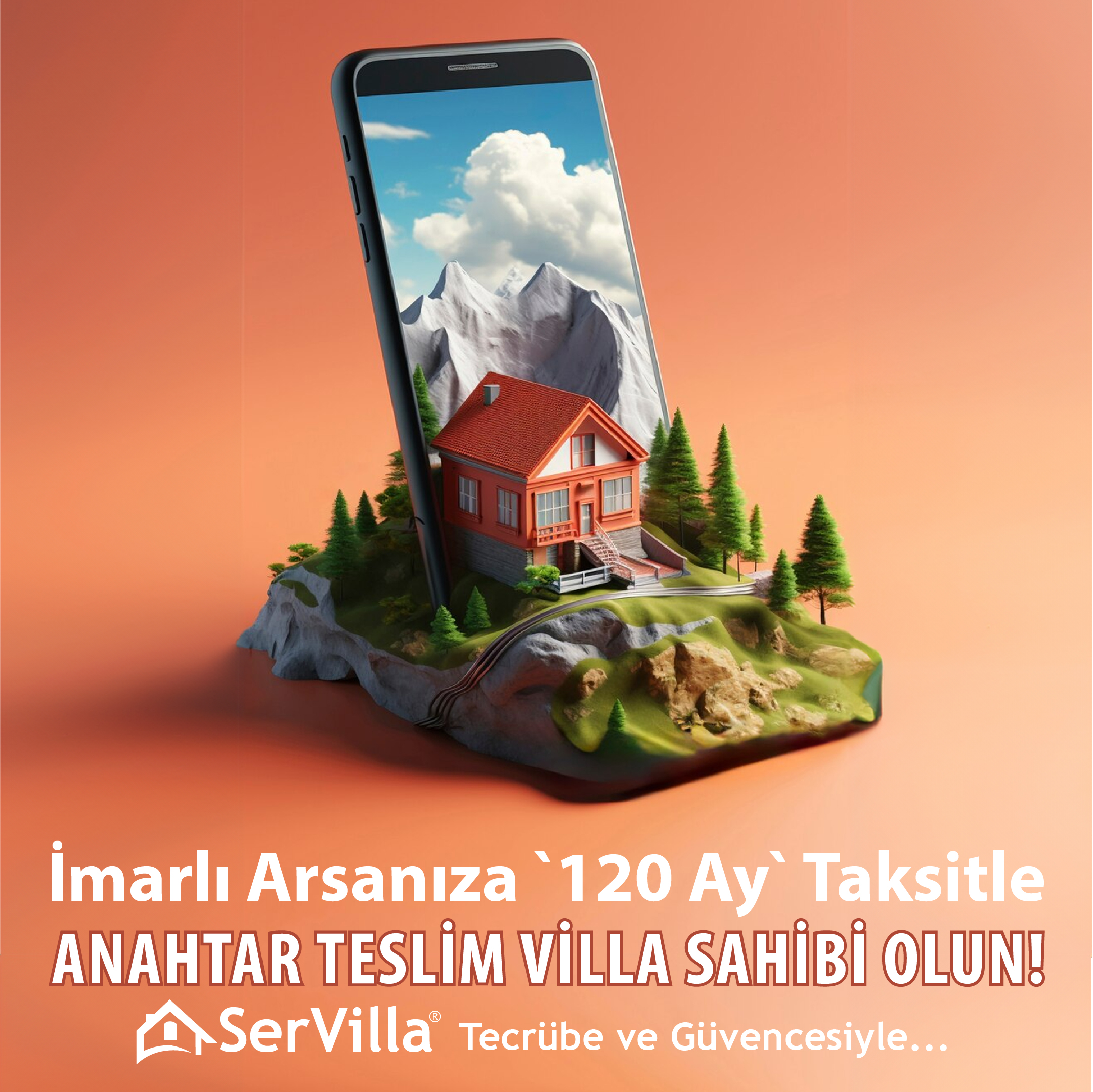 120 Ay Taksitle Anahtar Teslim Villa