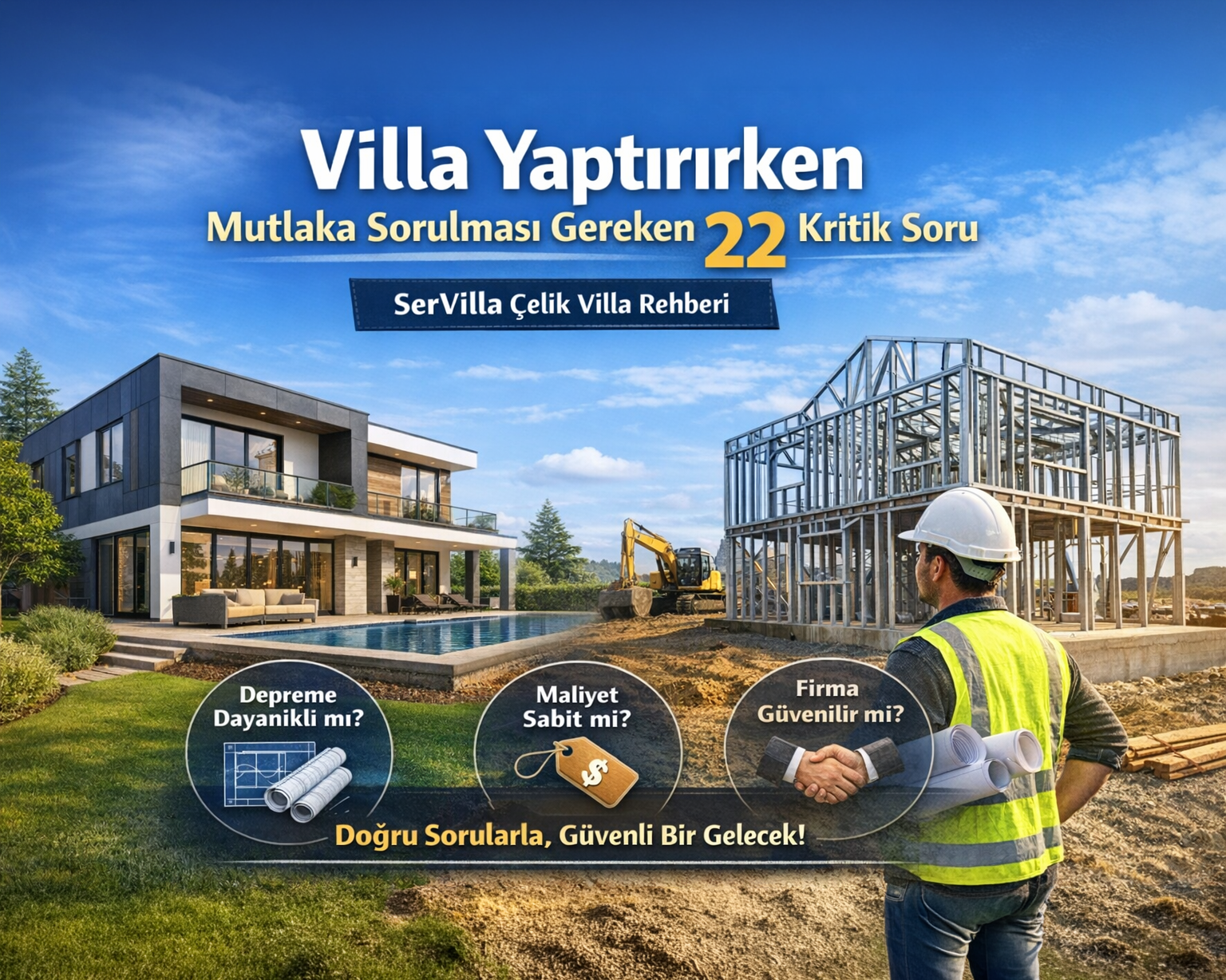 Villa Yaptırırken Mutlaka Sorulması Gereken 22 Kritik Soru
